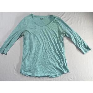 New Directions Weekend Women's Long Sleeve T-Shirt, Size Large